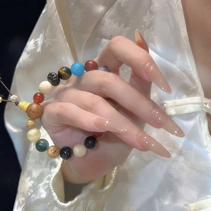 Minimalist French Wearable Nails New Versatile Daily Gradient Pure Desire Style Nail Art Brightening Handmade Detachable Nail Tips