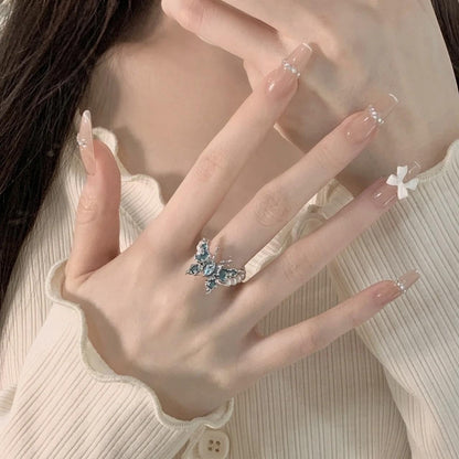 Minimalist French Wearable Nails New Versatile Daily Gradient Pure Desire Style Nail Art Brightening Handmade Detachable Nail Tips